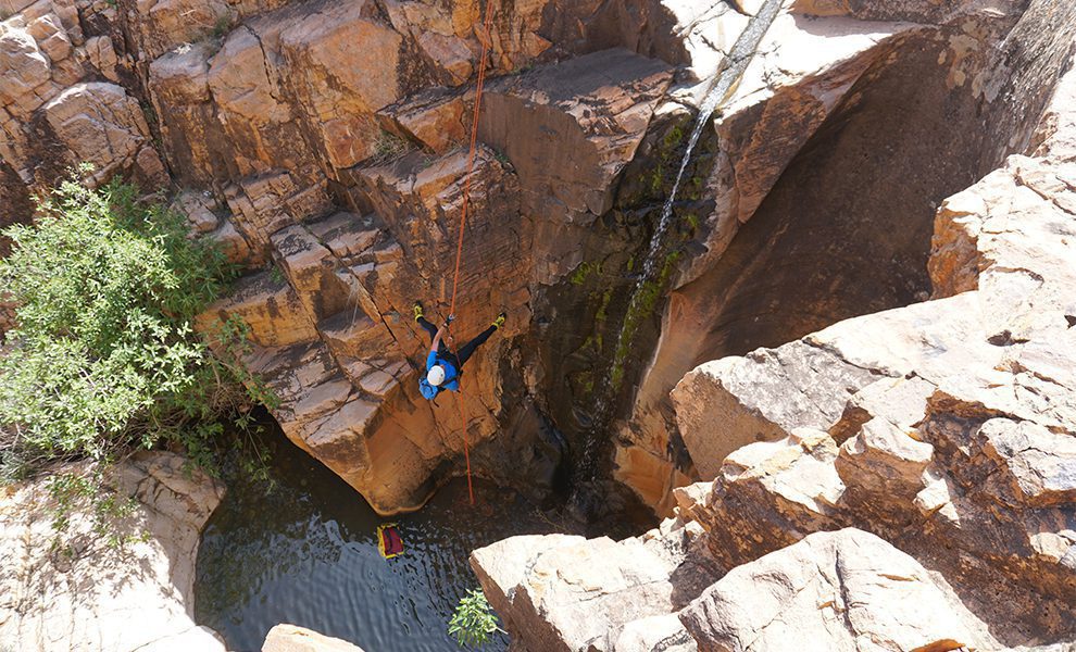 Morocco's Tassila Canyon in a scenic view.