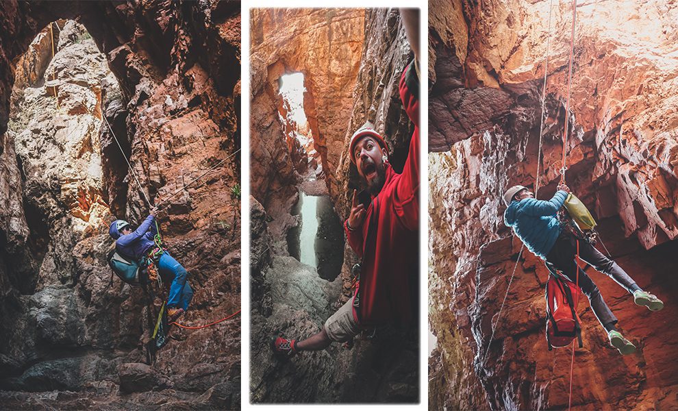 Canyoning adventure in Anirgui, Morocco