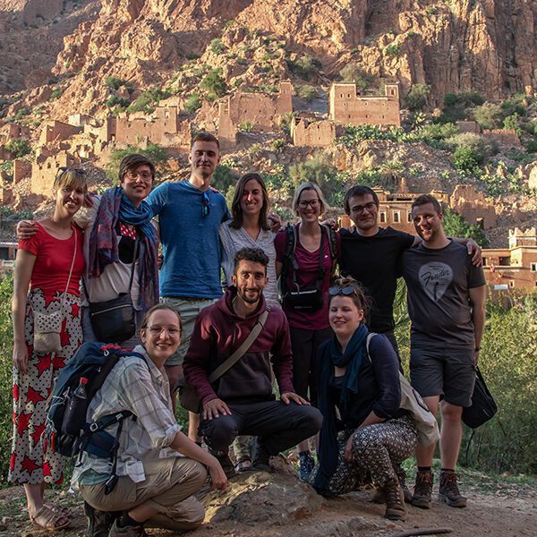Hiking across the Ameln Valley, Morocco