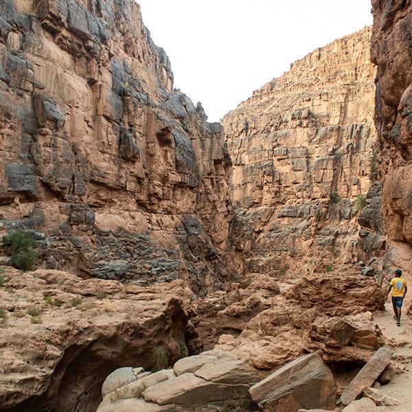 Scenic view of Anti-Atlas Gorges in Morocco