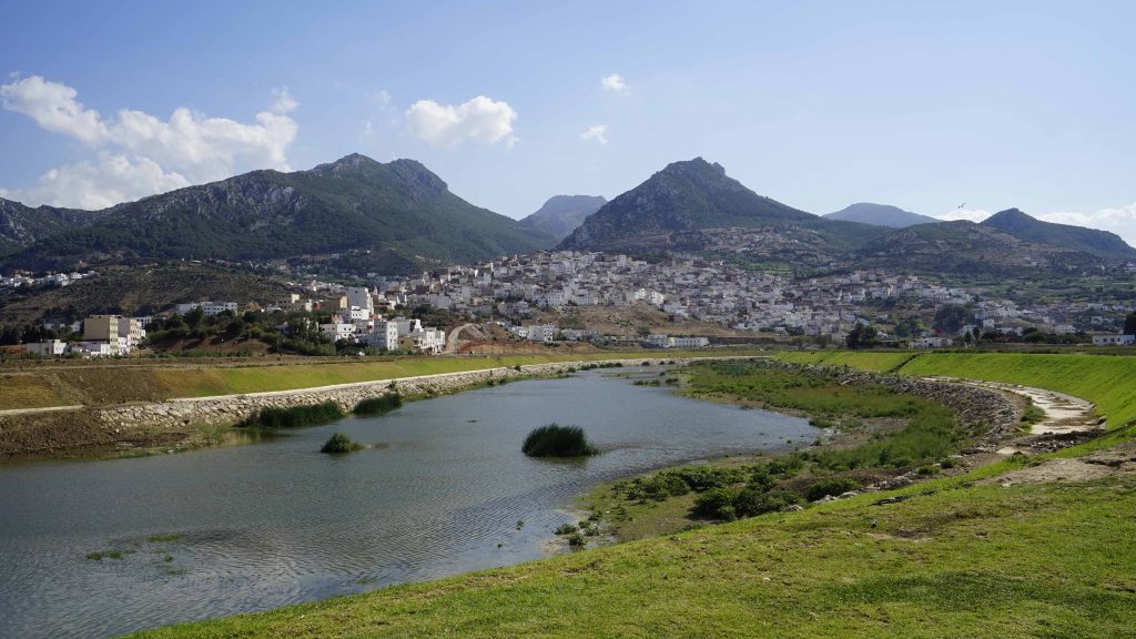 landscape view of Tetouan, Morocco.