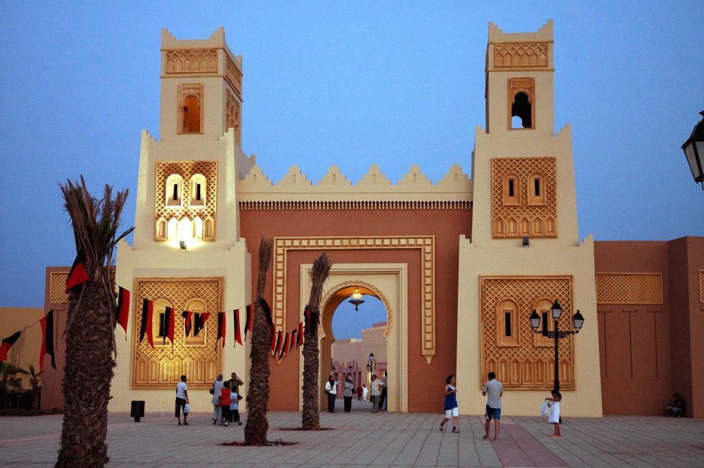 Saidia the blue pearl of Oriental Morocco on the mediterranean.