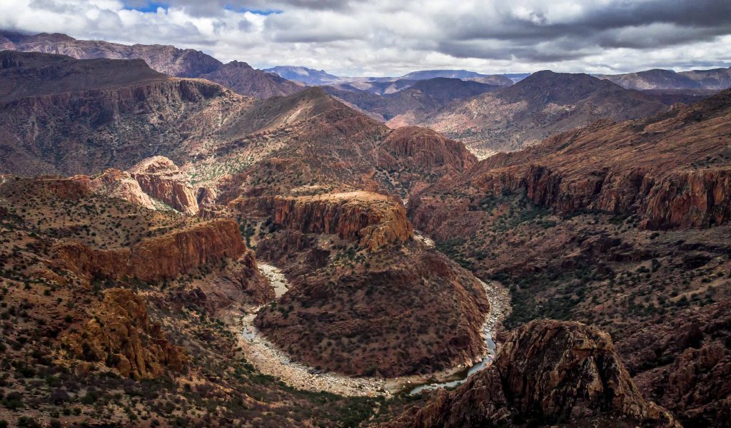 Landscape view of the anti atlas canyons!